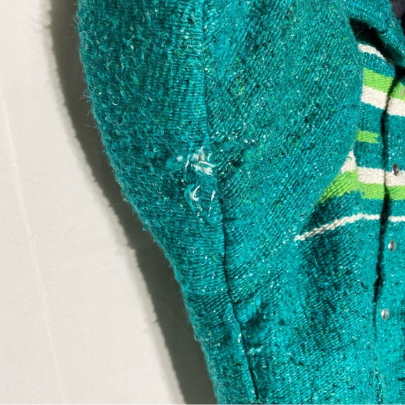 Vintage Carrot Co. Original Cocol Green Southwestern Oversized Bomber Jacket M - Picture 7 of 16